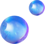 Blue bubble